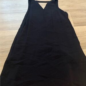 Banana Republic Black V-Neck Mini Dress